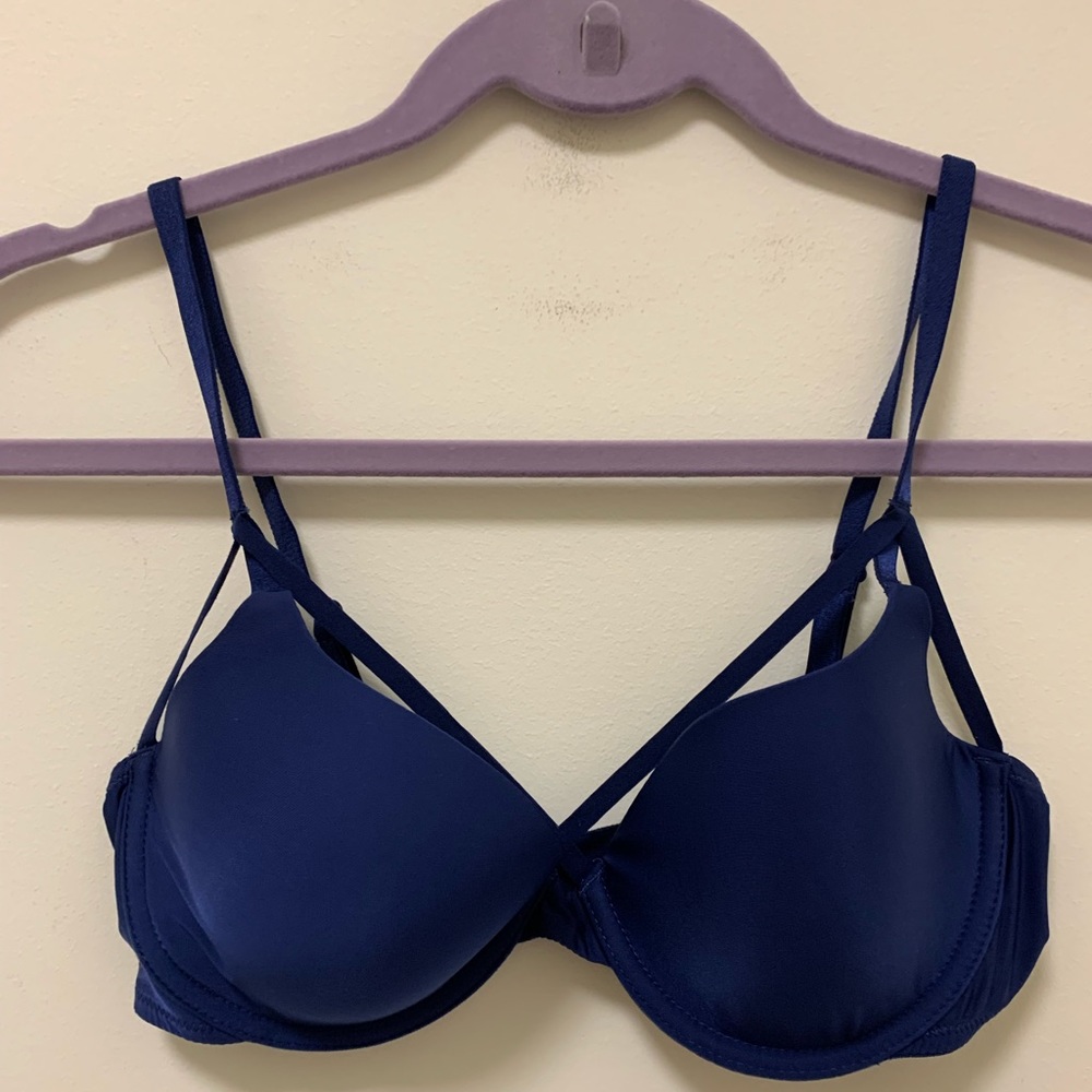 Victoria Secret Navy Blue Bra 34C
